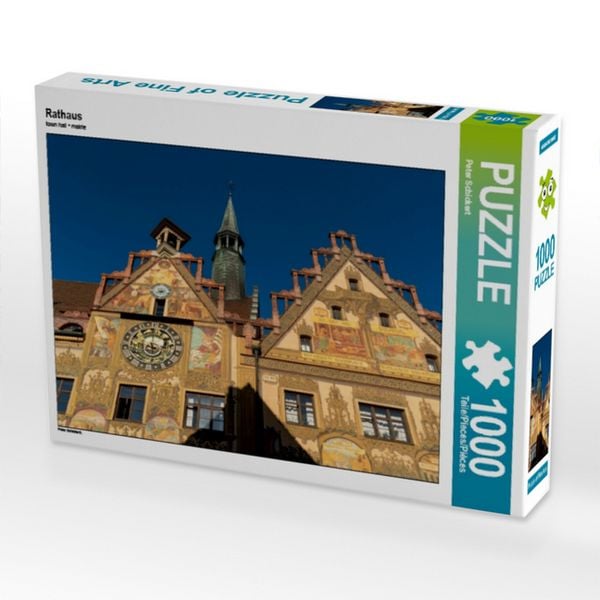 CALVENDO Puzzle Rathaus | 1000 Teile Lege-Größe 64x48cm Foto-Puzzle für glückliche Stunden