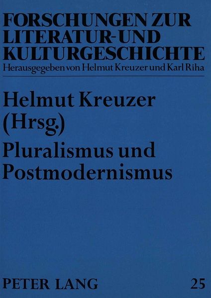 Produktbild: Pluralismus und Postmodernismus
