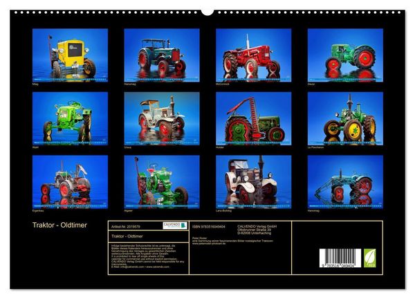 Produktbild: Traktor - Oldtimer (hochwertiger Premium Wandkalender 2026 DIN A2 quer), Kunstdruck in Hochglanz