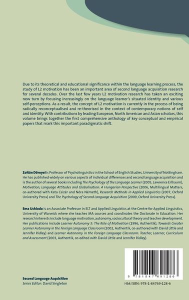 Produktbild: Motivation, Language Identity and the L2 Self