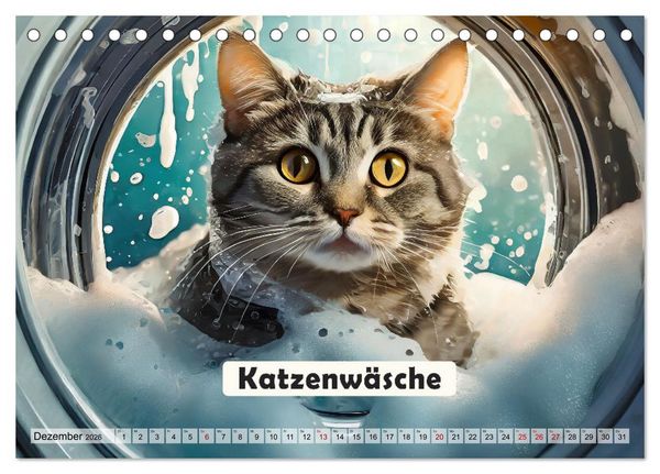 Produktbild: Wortw&ouml;rtlich - Tierische Spr&uuml;che (Tischkalender 2026 DIN A5 quer), CALVENDO Monatskalender