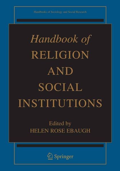 Produktbild: Handbook of Religion and Social Institutions