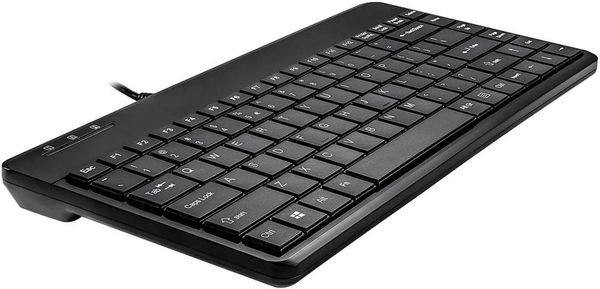 Produktbild: Perixx PERIBOARD-409DEU USB Tastatur Deutsch, QWERTZ Schwarz