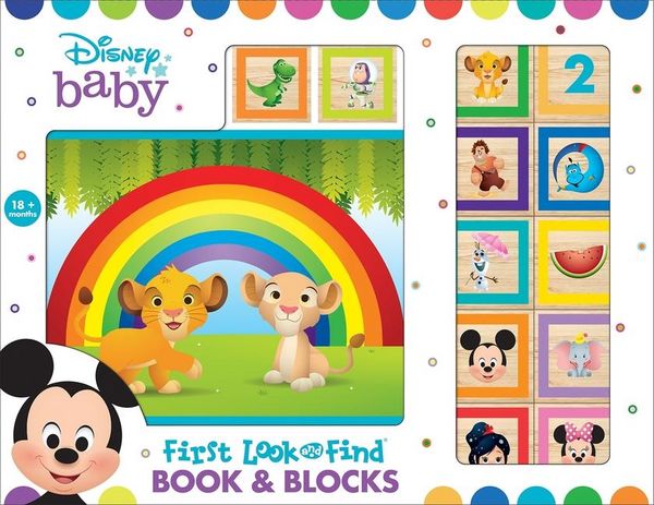 Produktbild: Disney Baby: First Look and Find Book & Blocks [With Blocks]