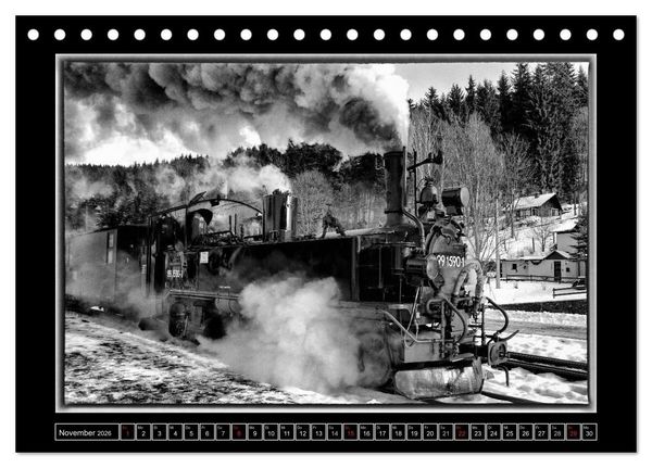 Produktbild: Die Pre&szlig;nitztalbahn (Tischkalender 2026 DIN A5 quer), CALVENDO Monatskalender