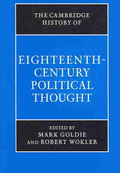 Produktbild: The Cambridge History of Eighteenth-Century Political Thought