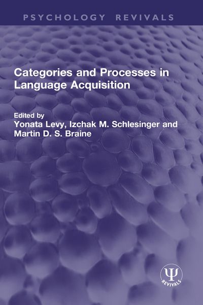 Produktbild: Categories and Processes in Language Acquisition