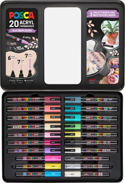 Produktbild: uni-ball Marker uni POSCA Etui DIY 20er Set