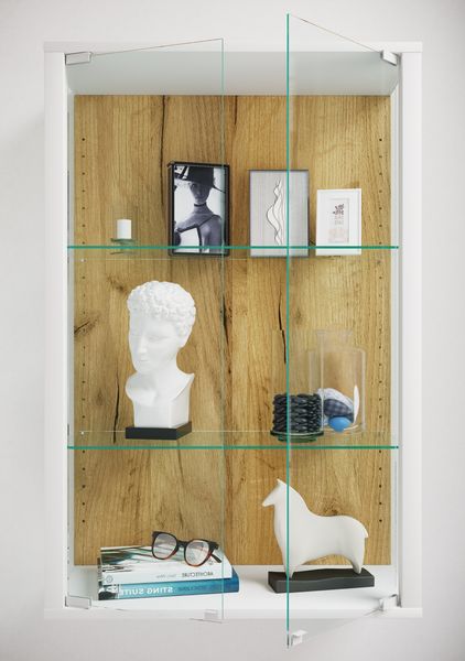 Produktbild: Wandvitrine H&auml;ngevitrine Glasvitrine Glas Udina M