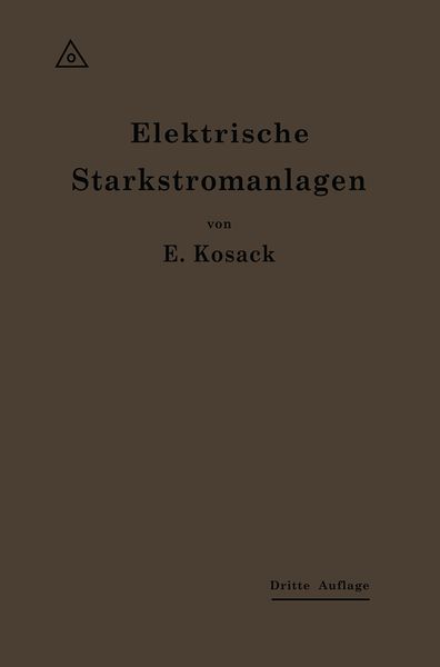 Produktbild: Elektrische Starkstromanlagen