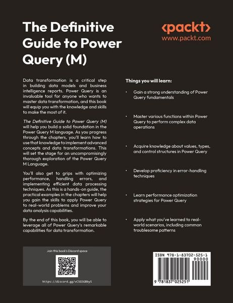Produktbild: The Definitive Guide to Power Query (M)