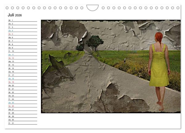 Produktbild: PHANTASTISCHER REALISMUS - SURREALE WELTEN (Wandkalender 2026 DIN A4 quer), CALVENDO Monatskalender