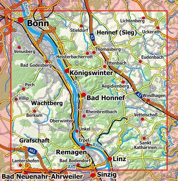 Produktbild: Rheinwandern 5 - Bonn - Siebengebirge