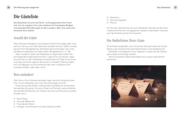 Produktbild: Unser Hochzeitsplaner mit Checklisten