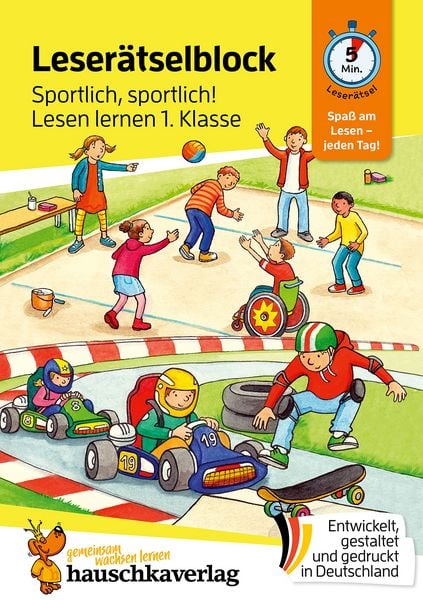Produktbild: Lesen lernen 1. Klasse f&uuml;r Jungen und M&auml;dchen - Sportlich, sportlich!
