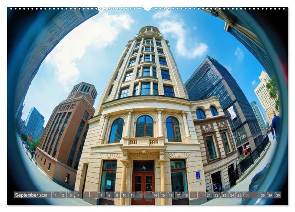 Produktbild: Fisheye Fotografie (Wandkalender 2026 DIN A2 quer), CALVENDO Monatskalender