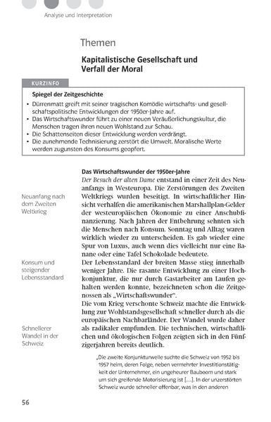 Produktbild: Klett Lekt&uuml;rehilfen Friedrich D&uuml;rrenmatt, Der Besuch der alten Dame