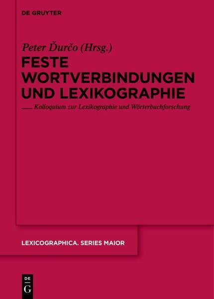 Produktbild: Feste Wortverbindungen und Lexikographie