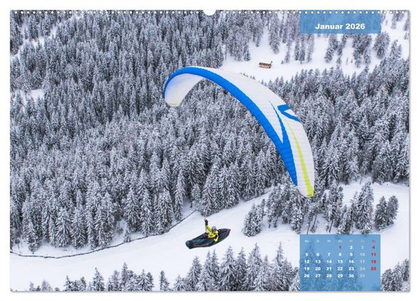 Produktbild: Paragliding - Aufbruch zu neuen H&ouml;henfl&uuml;gen (hochwertiger Premium Wandkalender 2026 DIN A2 quer), Kunstdruck in Hochglanz