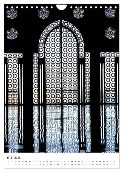 Produktbild: Portes du Maroc (Calendrier mural 2026 DIN A4 horizontal), CALVENDO calendrier mensuel