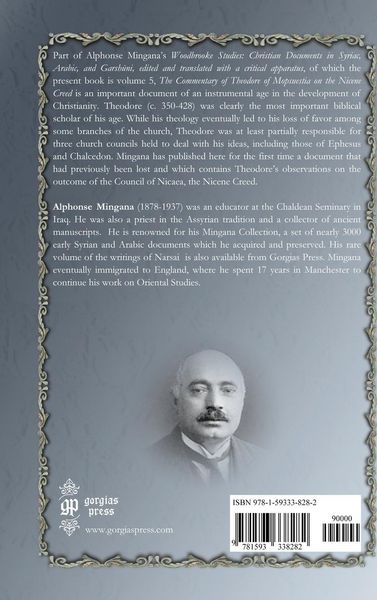 Produktbild: Commentary of Theodore of Mopsuestia on the Nicene Creed