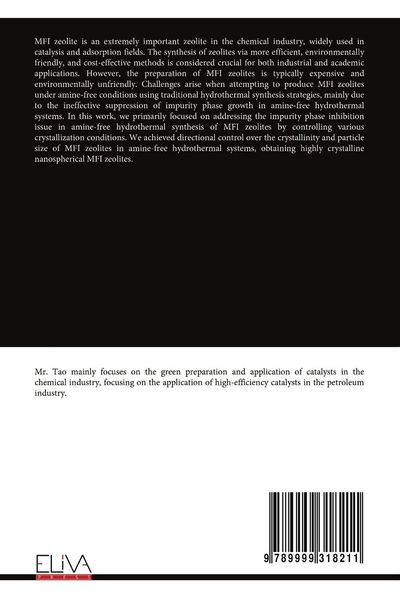 Produktbild: Synthesis of Nanospherical MFI Zeolite via Hydrothermal Method