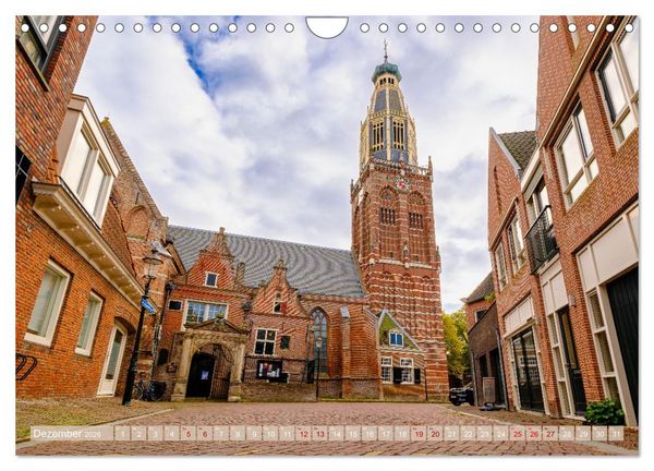 Produktbild: Ein Blick auf Enkhuizen in Holland (Wandkalender 2026 DIN A4 quer), CALVENDO Monatskalender