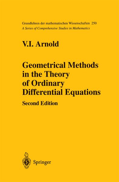 Produktbild: Geometrical Methods in the Theory of Ordinary Differential Equations