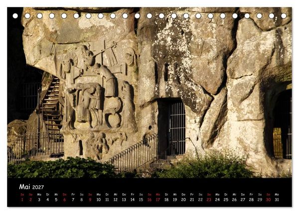 Produktbild: Die Externsteine (Tischkalender 2027 DIN A5 quer), CALVENDO Monatskalender