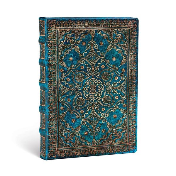 Produktbild: Hardcover Notizbuch Azurblau, Midi, Liniert
