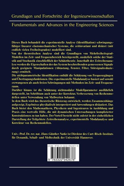 Produktbild: Einf&uuml;hrung in Theorie und Praxis der Zeitreihen- und Modalanalyse