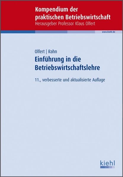 Produktbild: Einf&uuml;hrung in die Betriebswirtschaftslehre