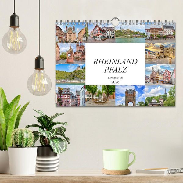 Produktbild: Rheinland Pfalz Impressionen (Wandkalender 2026 DIN A4 quer), CALVENDO Monatskalender