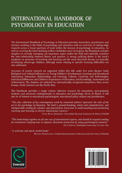 Produktbild: International Handbook of Psychology in Education