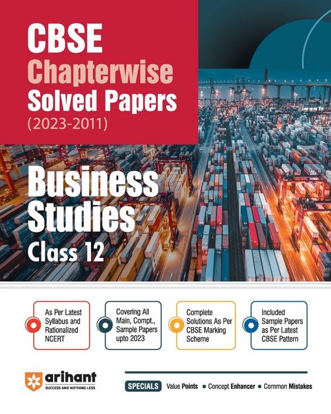 Produktbild: Arihant Arihant CBSE Chapterwise Solved Papers 2023-2011 Business Studies Class 12th