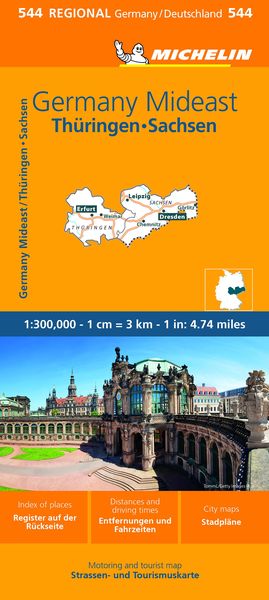 Produktbild: Michelin Th&uuml;ringen, Sachsen