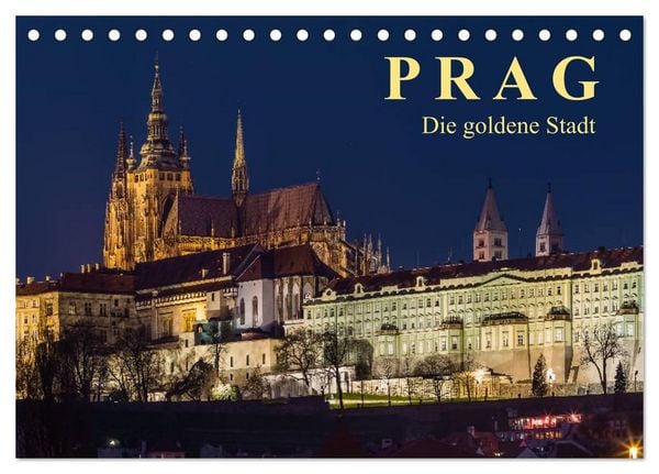 Produktbild: Prag - die goldene Stadt (Tischkalender 2026 DIN A5 quer), CALVENDO Monatskalender