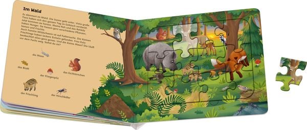 Produktbild: Ravensburger&reg; Puzzle-Buch: Tiere der Welt