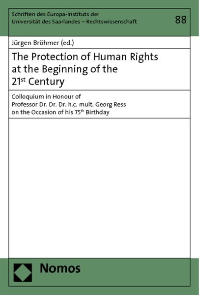 Produktbild: The Protection of Human Rights at the Beginning of the 21st Century