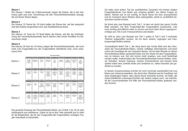 Produktbild: Die Deutung der Pers&ouml;nlichkeits-Matrix mit Lenormandkarten