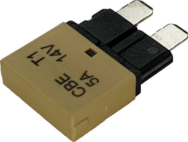 Produktbild: Hansor CBE1-0514 Sicherungsautomat Standard Flachsicherung 5A Hellbraun 1St.