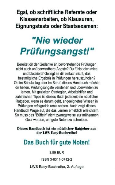 Produktbild: Klausuren und Pr&uuml;fungen ohne &Auml;ngste schreiben
