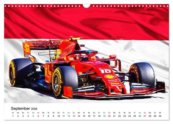 Produktbild: K&ouml;nigsklasse FORMEL 1 (Wandkalender 2026 DIN A3 quer), CALVENDO Monatskalender