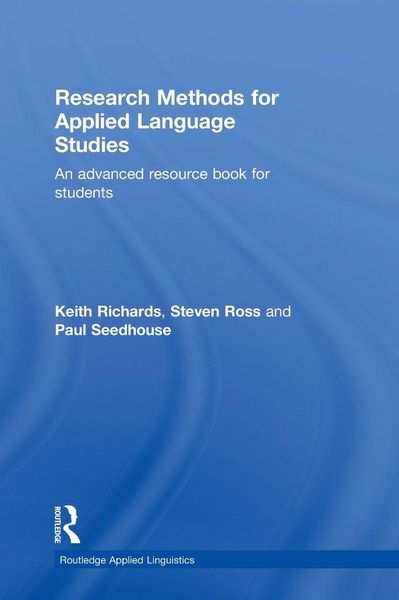 Produktbild: Research Methods for Applied Language Studies