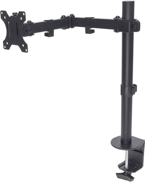 Produktbild: Manhattan Monitor-Tischhalterung 461542 1 Display(s) 33,0 cm (13") - 81,3 cm (32") Schwarz H&ouml;henverstellbar, Neigbar, Schwenkbar
