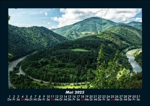 Produktbild: Bergige Welten 2025 Fotokalender DIN A5