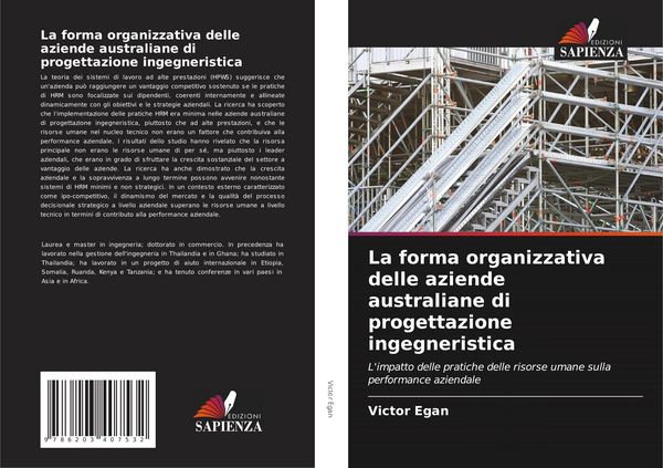 Produktbild: La forma organizzativa delle aziende australiane di progettazione ingegneristica