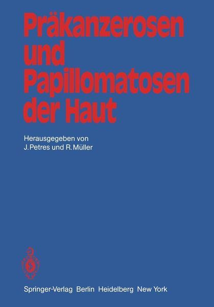 Produktbild: Pr&auml;kanzerosen und Papillomatosen der Haut