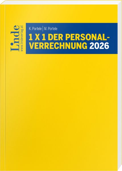 Produktbild: 1 x 1 der Personalverrechnung 2026
