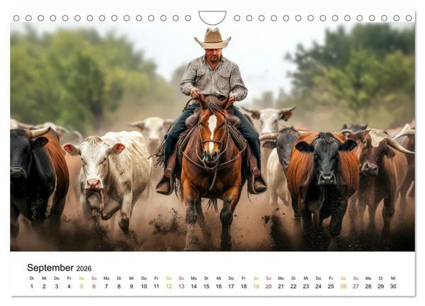 Produktbild: Westernwelt (Wandkalender 2026 DIN A4 quer), CALVENDO Monatskalender